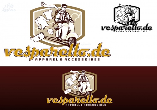  Logo für Vespa-Onlineshop