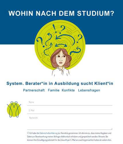 Illustrationen für systemischer Coach und Kommunikationstrainer (für Landingpage). Wenn möglich, ganze Landingpage erstellen gewünscht