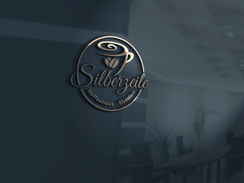 Logo für österreichisches Kaffeehaus mit Eisdiele