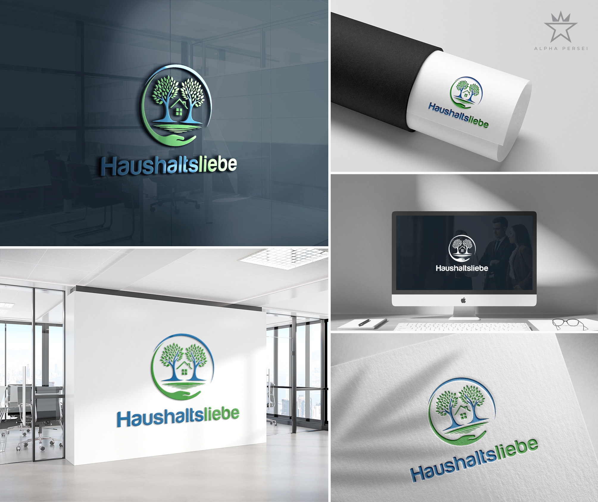 Logo für Haushaltshilfe für Senioren oder Alltagshilfe von Alpha Persei, Design 538
