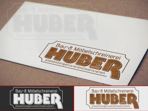 Logo-Design für Bau- und Möbelschreinerei