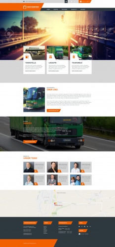 Webdesign für für ein breit gefächertes Transportunternehmen