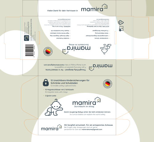 Verpackung für Online-Verkauf von Produkten für Eltern