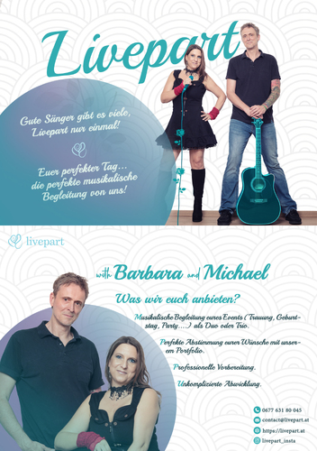 Flyer-Design für eine Band