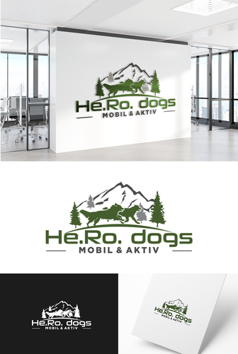  Logo-Design für junge, moderne. mobile Hundeschule