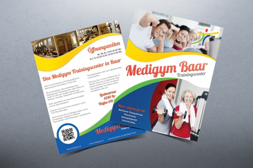 Flyer für Trainingszentrum