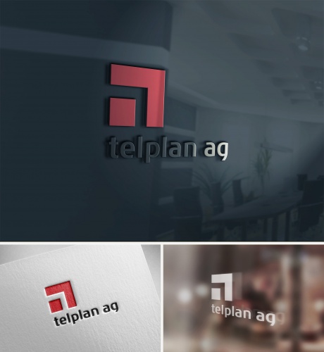 Logo-Design für telplan ag