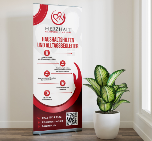 Plakate für Haushaltsnahe Dienstleistungen sowie Alltagsbegleitung