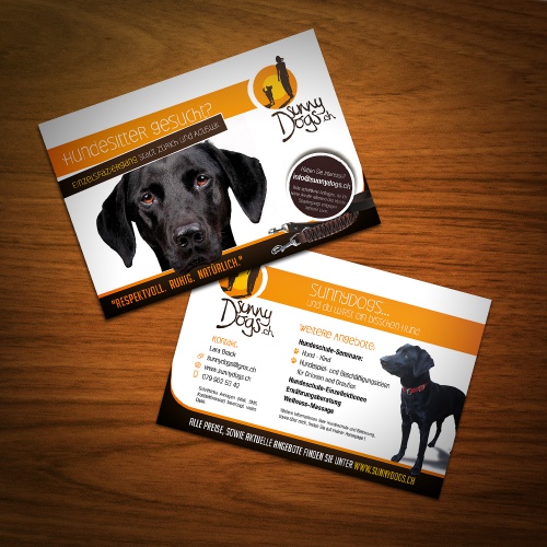 Ganzheitliche, gewaltfreie Hundeschule/ -betreuung sucht Flyer A6