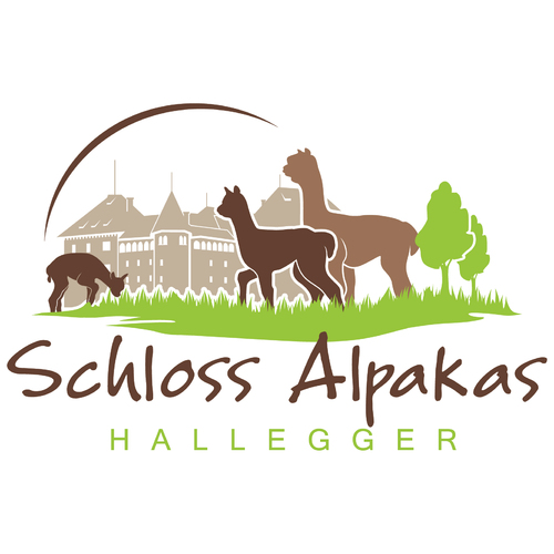 Logo-Design für Anbieter von Alpaka-Wanderungen