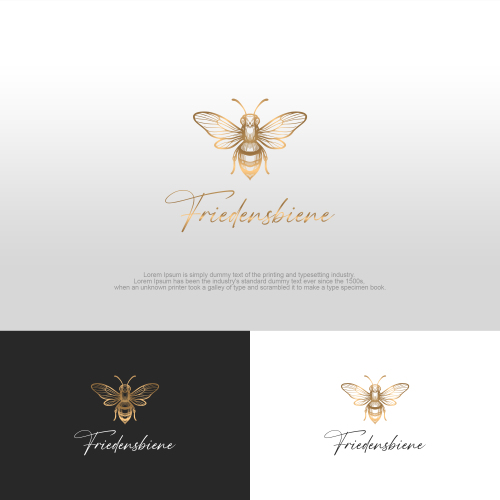 Logo für eine Friedensbiene