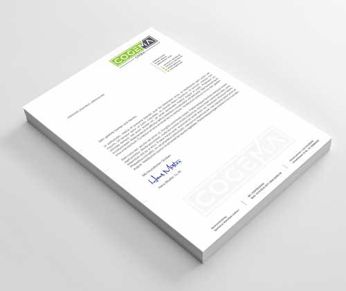 Geschäftspapiere für Unternehmensberatung