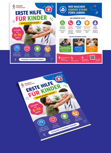  Flyer Erste-Hilfe-Kurse für Kinder