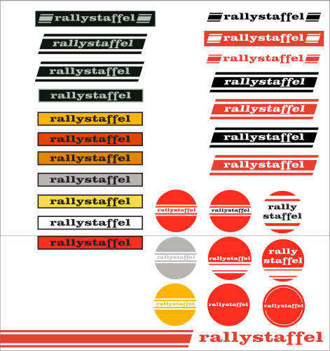 Logo für Sticker - Thema Vespa Rally 200