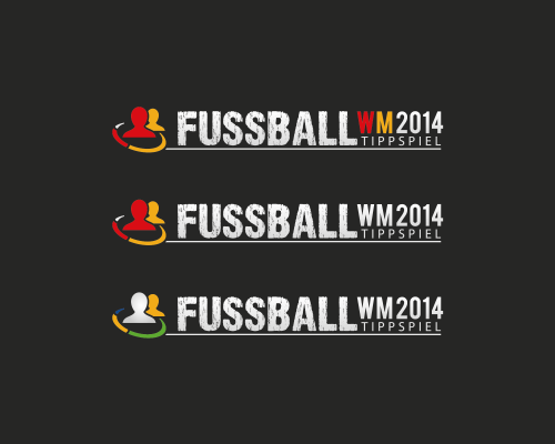 Logo für ein Fußball Tippspiel.  WM 2014.