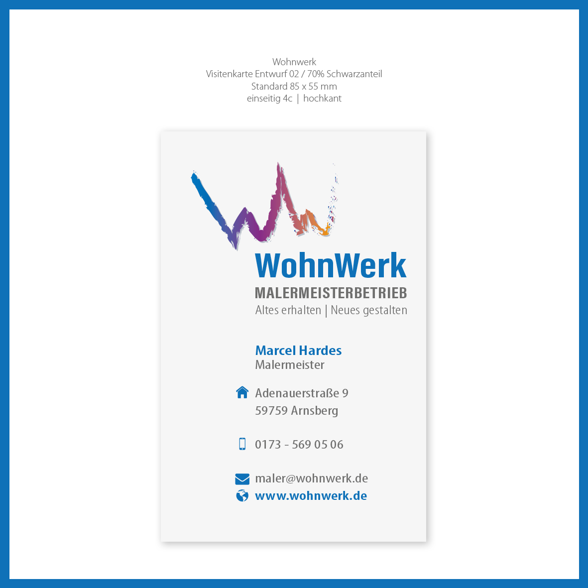 Corporate Design für Malermeister