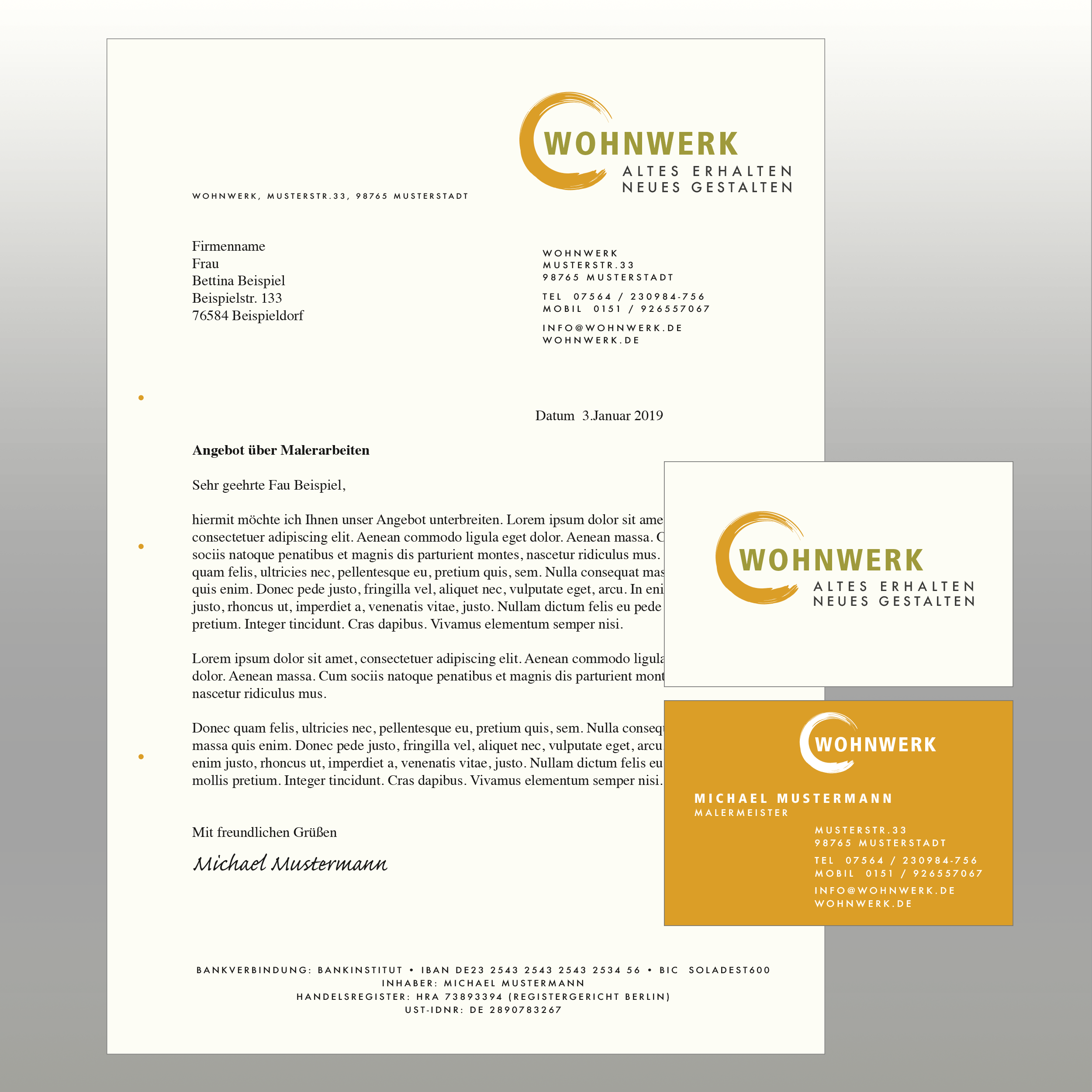 Corporate Design für Malermeister