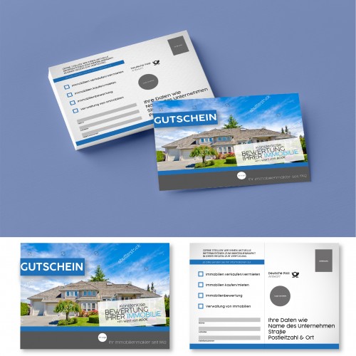 Flyer-Design für Immobilienmakler