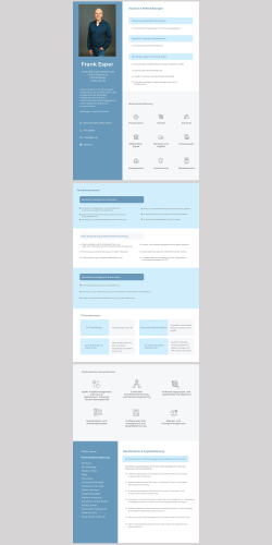  Lebenslauf-Design für selbstständigen ITler