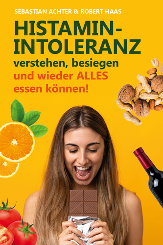 Buchcover-Design für alternative Medizin - HISTAMINTOLERANZ