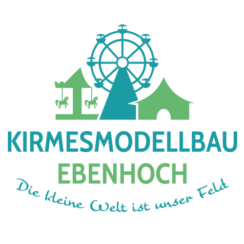 Logo-Design für Herstellung und Vertrieb von Kirmesmodellbausätzen für Hobbymodellbauer