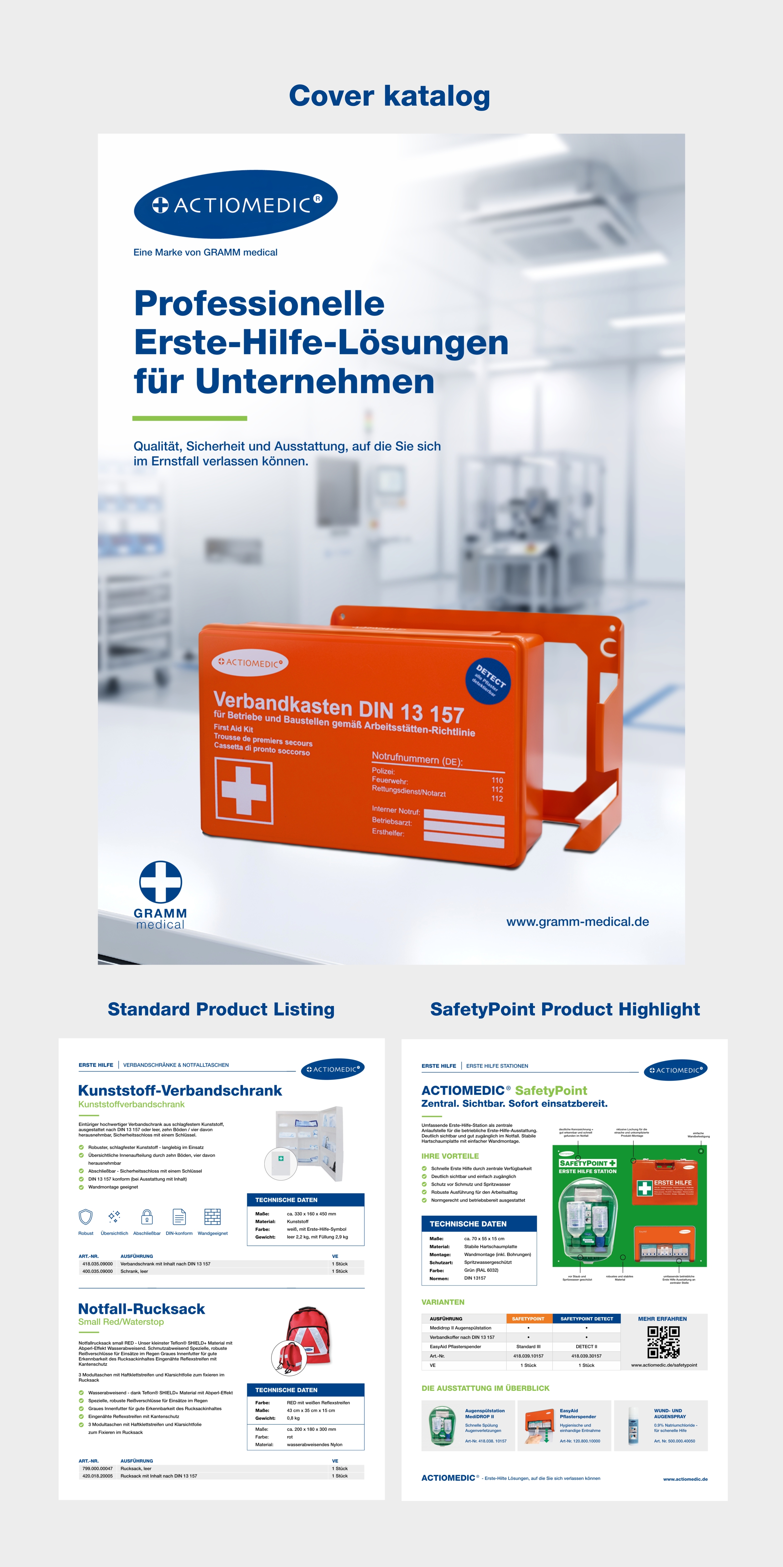 Katalog + Produktflyer Design für Medizinproduktehersteller von yogas, Design 12
