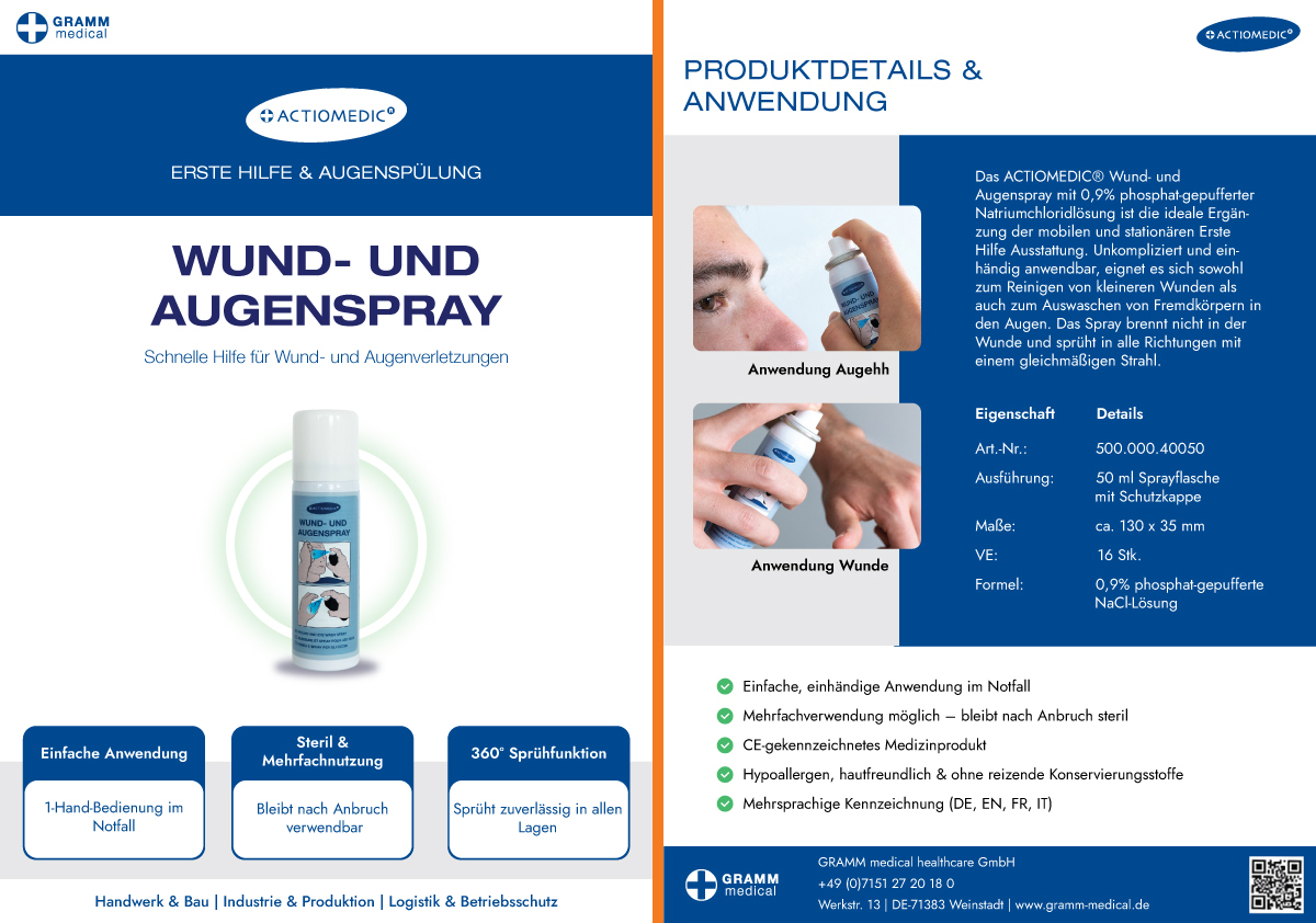 Katalog + Produktflyer Design für Medizinproduktehersteller von Bt, Design 3