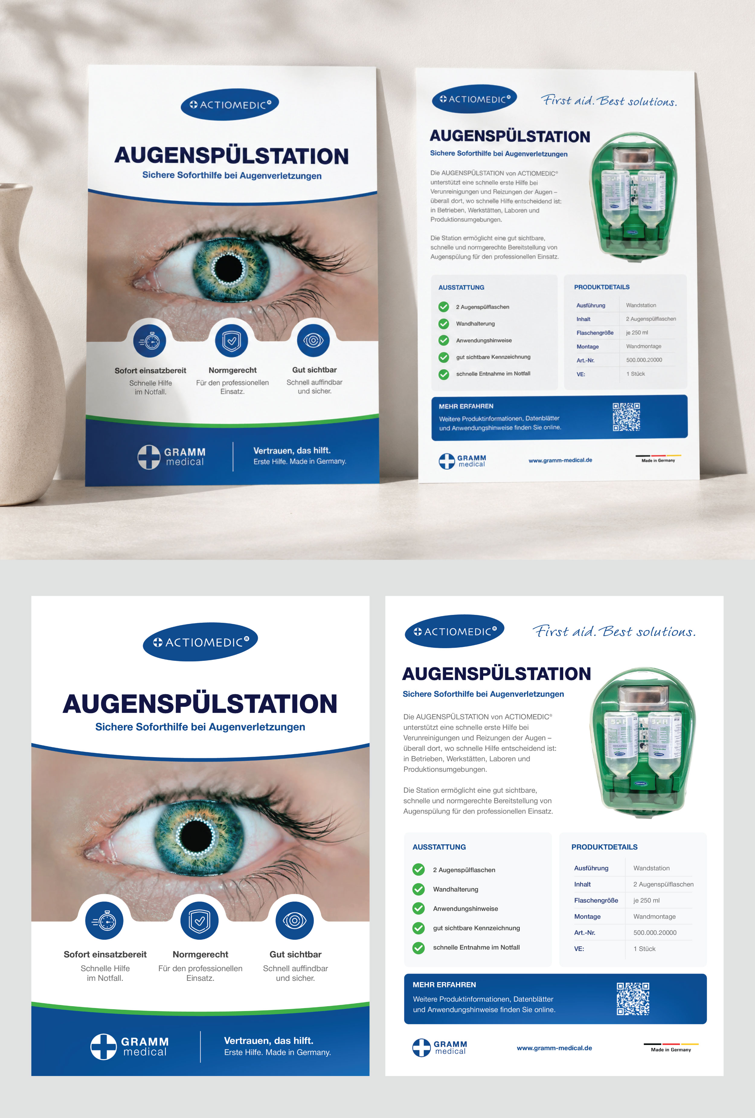 Katalog + Produktflyer Design für Medizinproduktehersteller von 2percent, Design 5