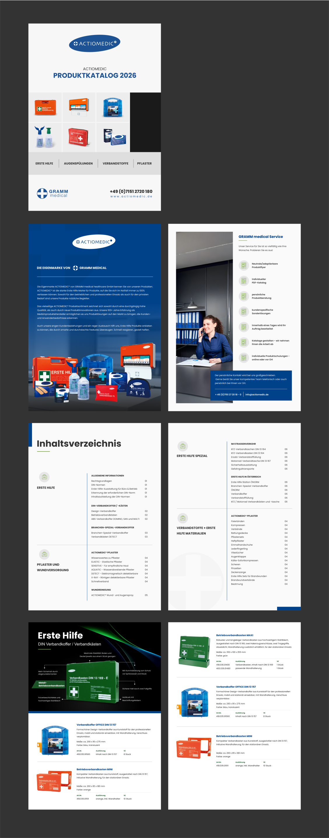 Katalog + Produktflyer Design für Medizinproduktehersteller von bktgraphic, Design 8