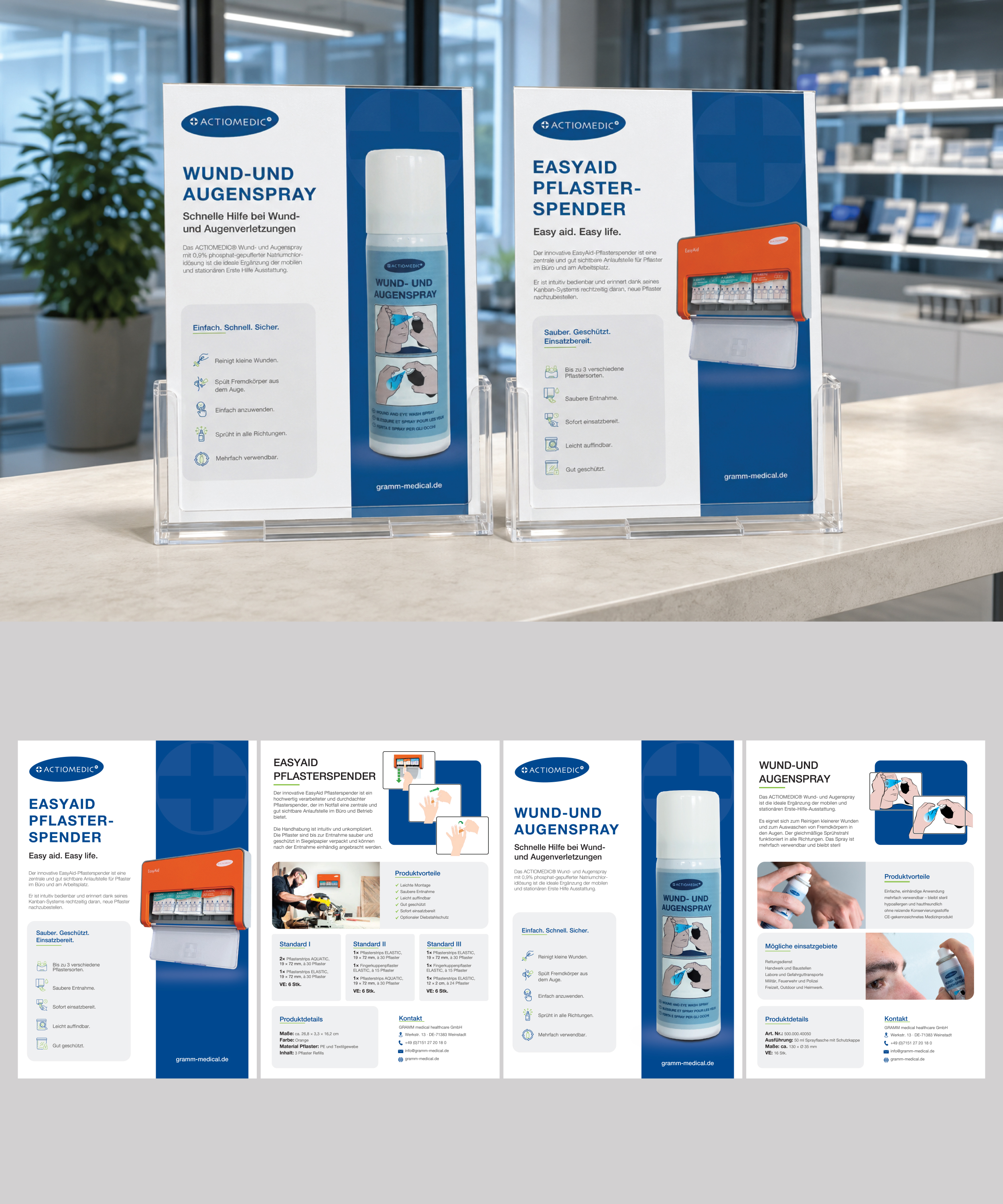 Katalog + Produktflyer Design für Medizinproduktehersteller von 2percent, Design 9