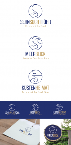 Logo-Design für eine Webseite Ferienimmobilien auf der Nordsee-Insel Föhr