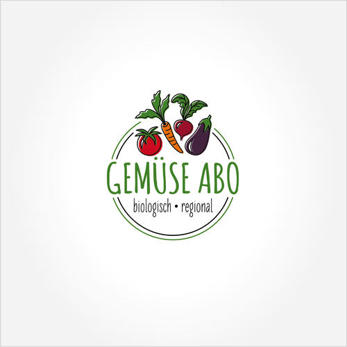 Logo für ein Gemüse Abo