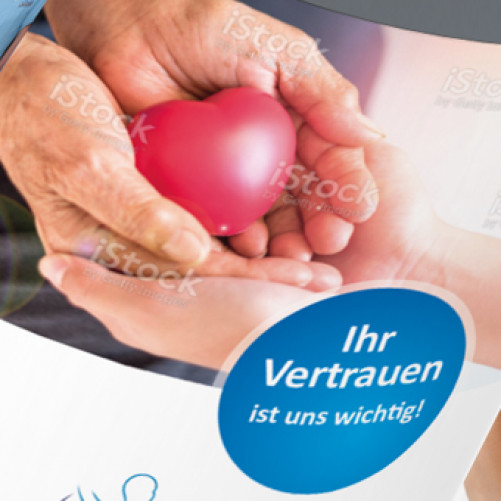 Flyer-Design für Physiotherapie-Praxis