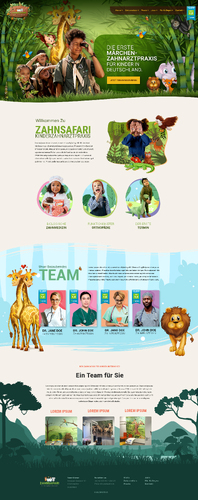  Webdesign für Kinderzahnarztpraxis