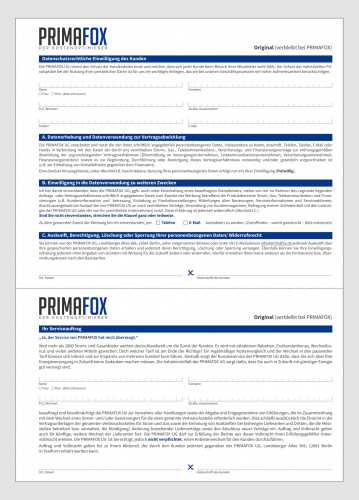  Kundenvollmacht und Opt-In Vereinbarung