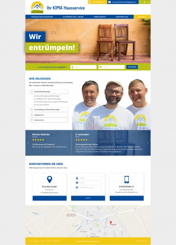 Webdesign für Entrümpelungsfirma