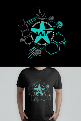 T-Shirt für eine Firma für Pulverbeschichtungen