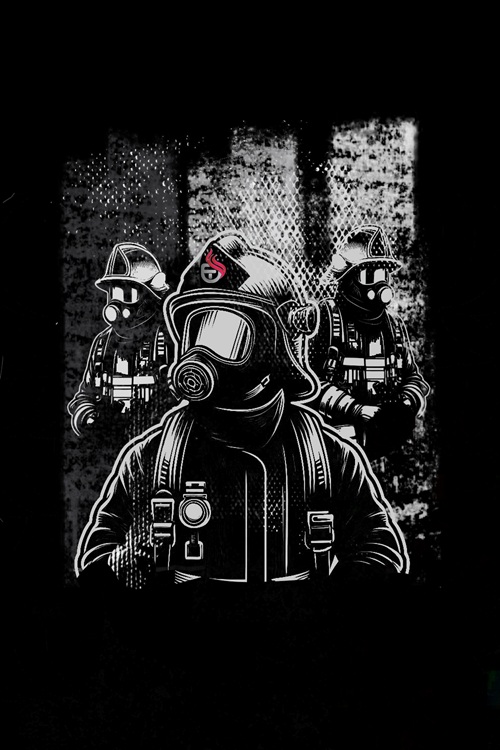  T-Shirt für Brandschutzdienstleister