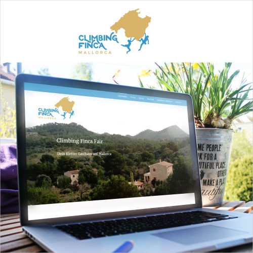 Logo-Design für Climbing Finca Mallorca