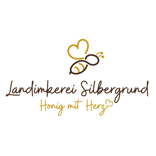  Logo-Design für Landimkerei Silbergrund