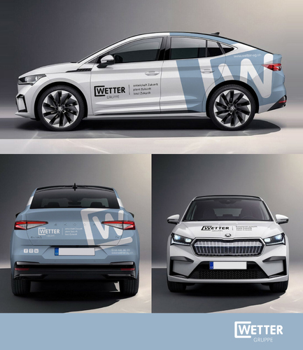 Fahrzeugbeschriftung in den Bereichen Immobilien, Industrie-Archi­tektur, Generalbau, Stahl- und Hallenbau und Sanie­rungen