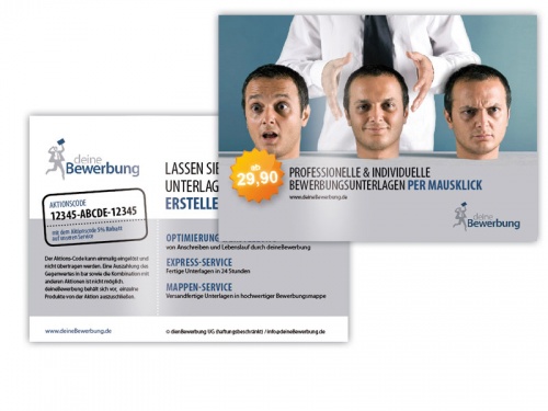Moderner, schlichter Flyer in Corporate Design
