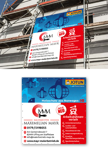 Grafik für Gerüstplane