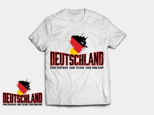 T-Shirt für Fußballfans der Deutschen Nationalmanschaft