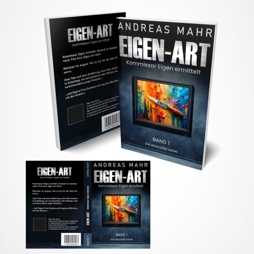 Buch-/eBook-Cover für Krimireihe