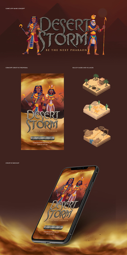 App-Design für Strategiespiel