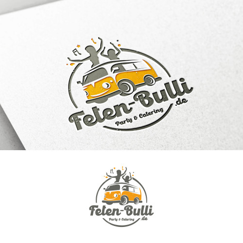  Logo-Design für VW Bus T2 Event + Catering Mobil