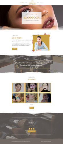 Mobiler Make-up & Styling Service sucht Webdesign