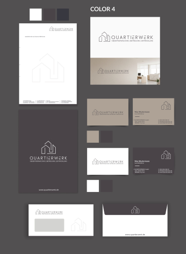 Corporate Design für  Hausverwaltung, Immobilienbetreuung, Objektbetreuung