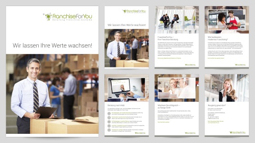 Franchise Beratung sucht Flyer Design